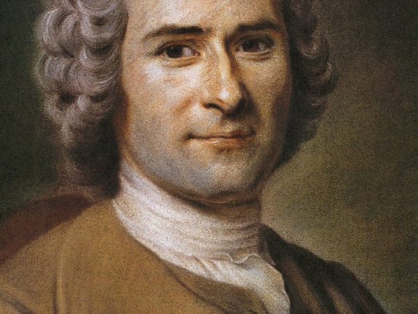 Jean Jacques Rousseau painted portrait