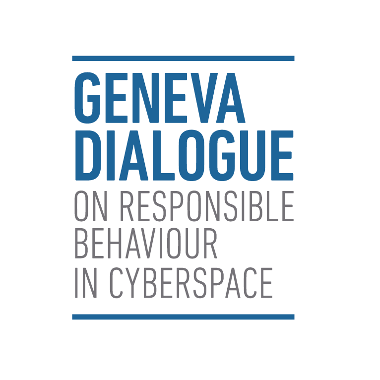 Geneva Dialogue on Responsible Behavior in Cyberspace logo