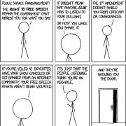 Right to Free Speech Cartoon from XKCD