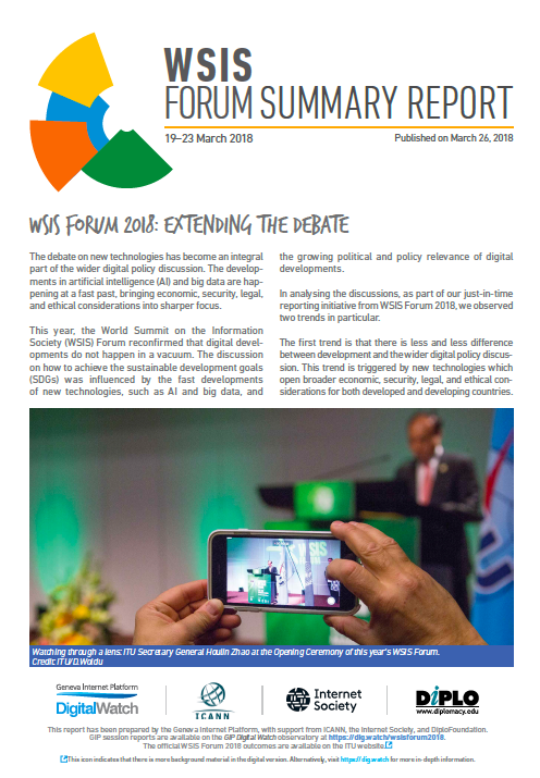 WSIS Forum 2018 Summary Report