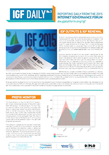 Internet Governance Forum (IGF) 2015 - Brazil 319 IGF2015 daily03