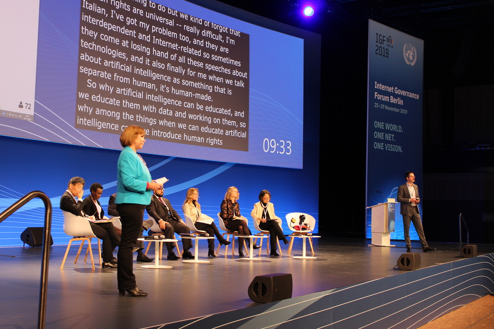 Applying human rights and ethics in responsible data governance and artificial Intelligence 1 IGF2019