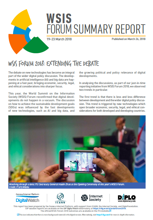 WSIS Forum 2018 2 WSIS Forum 2018 Summary Report